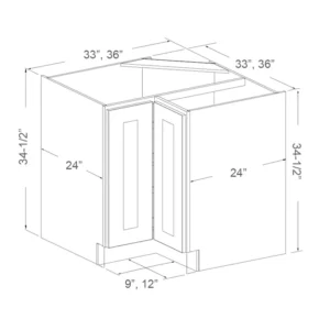 Base Super Susan Cabinet – 36in Wide