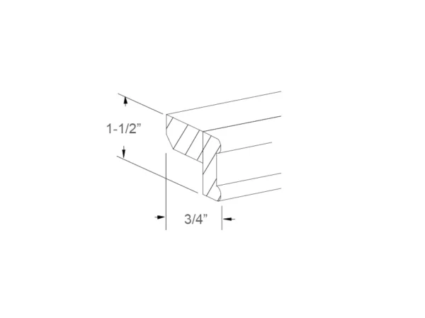Traditional Light Rail Molding