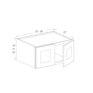 Refrigerator Wall Cabinet – 36in, 21in