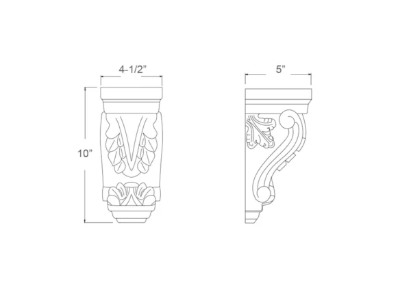 Acanthus Corbel