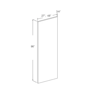 Refrigerator Panel – 3/4″ – 27″