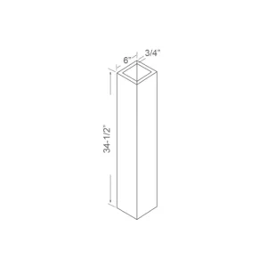 Plain Square Post