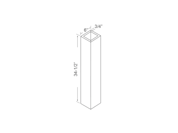 Plain Square Post
