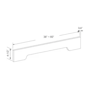 Arch Valance – 48in