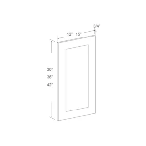 Dummy / False Door – Full Wood Door – 12in, 36in