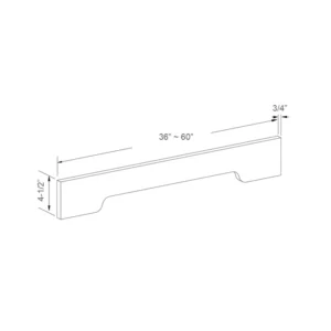Arch Valance – 36in