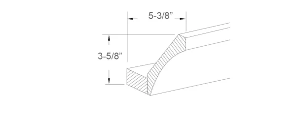 Large Cove Moulding