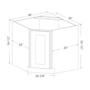 Base Diagonal Sink Cabinet