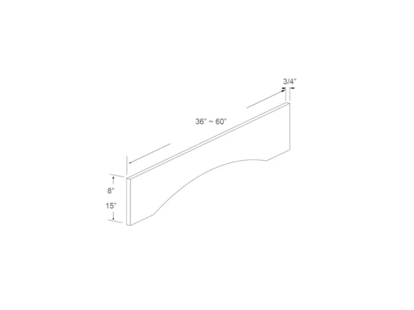 Arch Valance – 54in