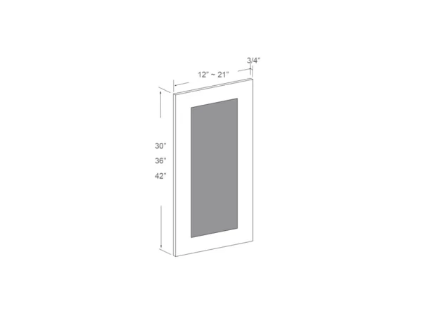 Glass Ready Door – 15in, 30in