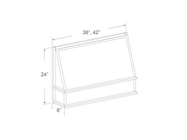 Decor Wooden Hood – 36in