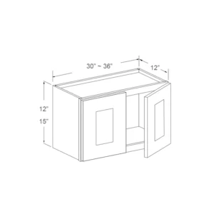 Wall Cabinet – 12″ High – 36in