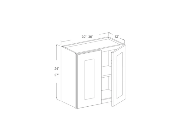 Wall Cabinet – 24″ High – 30in