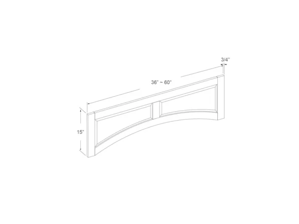 Arch Valance – 36in