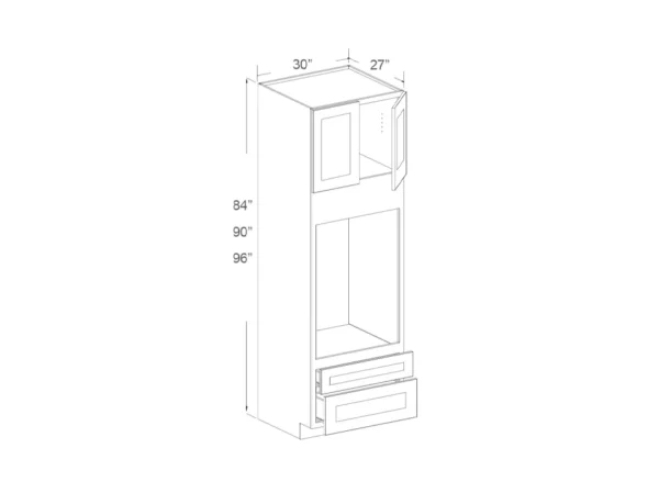 Oven Cabinet – Single/Double – 90″