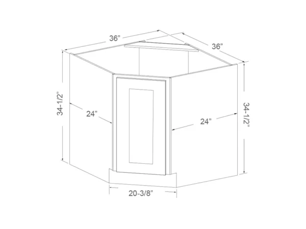 Base Diagonal Sink Cabinet
